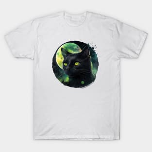 Watercolor cat art T-Shirt